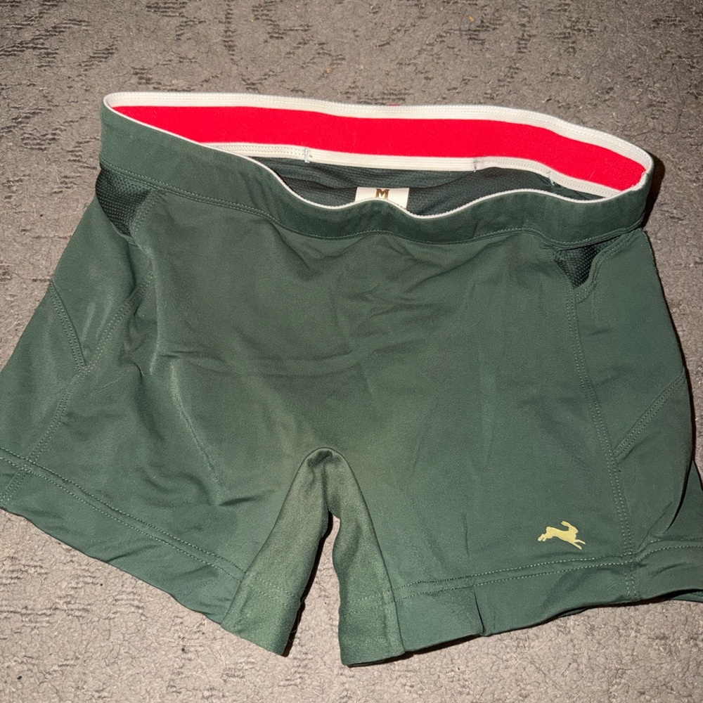 Tracksmith Forest Green Lane Five Shorts Small